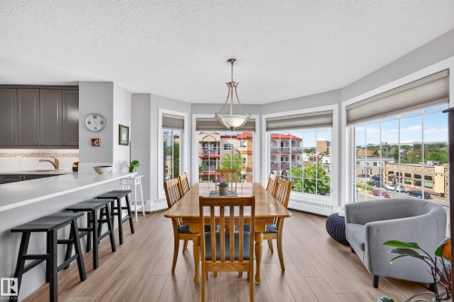 #405 3 Perron St, St. Albert, AB - Indoor Photo Showing Dining Room