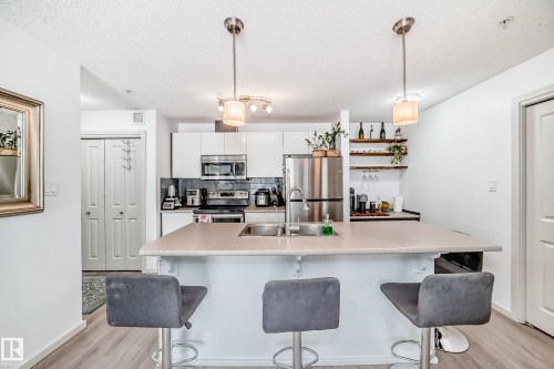 148-348 Windermere Road Nw, Edmonton, AB - Indoor Photo Showing Kitchen With Double Sink With Upgraded Kitchen