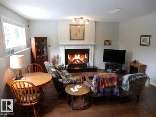 17824 93 Street Nw, Edmonton, AB - Indoor Photo Showing Living Room With Fireplace