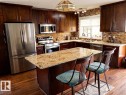 17824 93 Street Nw, Edmonton, AB  - Indoor Photo Showing Kitchen With Double Sink 