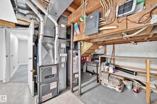54 Woodvale Village Nw, Edmonton, AB - Indoor Photo Showing Basement