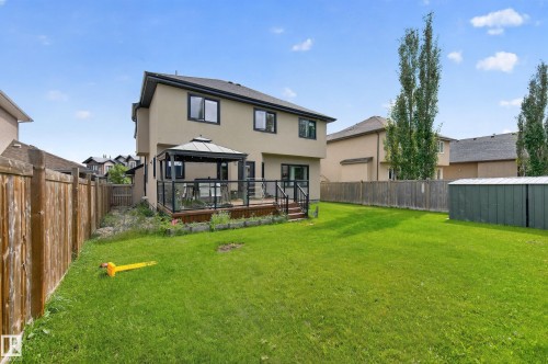 3006 Montrose Boulevard, Beaumont, AB - Outdoor With Deck Patio Veranda With Backyard With Exterior