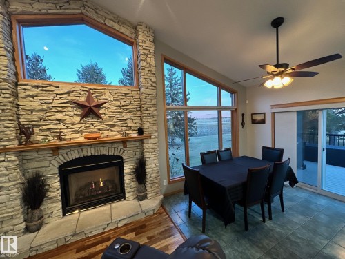 27519 79 Avenue, Stony Plain, AB - Indoor Photo Showing Other Room With Fireplace
