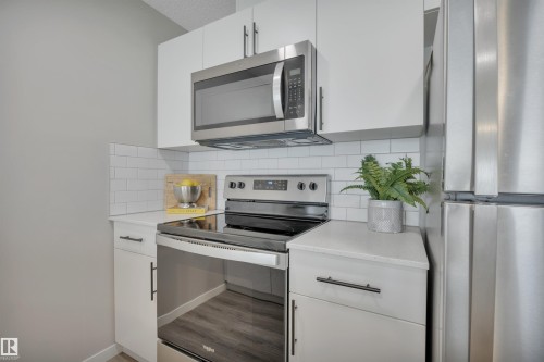 #19 1110 Daniels Link Li Sw, Edmonton, AB - Indoor Photo Showing Kitchen With Stainless Steel Kitchen