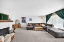 3516 117A Street Nw, Edmonton, AB  - Indoor Photo Showing Living Room With Fireplace 