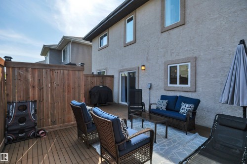 3812 Triomphe Boulevard, Beaumont, AB - Outdoor With Deck Patio Veranda With Exterior