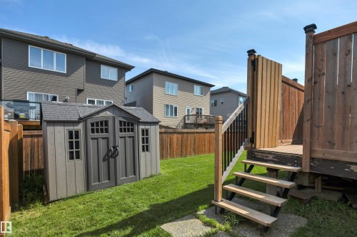 3812 Triomphe Boulevard, Beaumont, AB - Outdoor With Deck Patio Veranda With Exterior