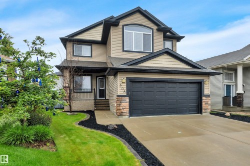 208 Bridgeport Close, Leduc, AB - Outdoor With Facade