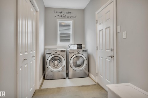 208 Bridgeport Close, Leduc, AB - Indoor Photo Showing Laundry Room