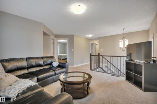 208 Bridgeport Close, Leduc, AB - Indoor Photo Showing Living Room