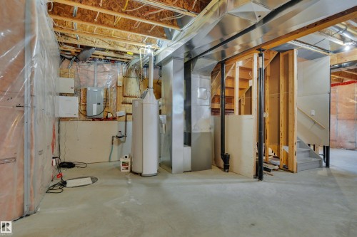 208 Bridgeport Close, Leduc, AB - Indoor Photo Showing Basement
