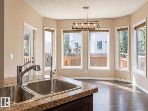 3233 21A Avenue Nw, Edmonton, AB - Indoor Photo Showing Kitchen With Double Sink