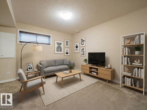 3233 21A Avenue Nw, Edmonton, AB - Indoor Photo Showing Living Room