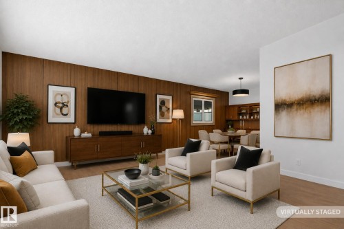 10629 79 Street Nw, Edmonton, AB - Indoor Photo Showing Living Room