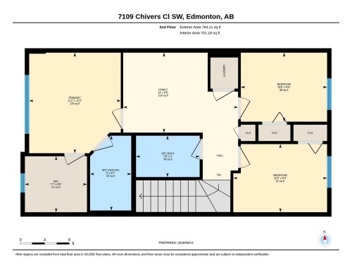Floor plan - 7109 Chivers Close Sw, Edmonton, AB - Other