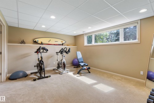 9 Butterfield Crescent, St. Albert, AB - Indoor Photo Showing Gym Room