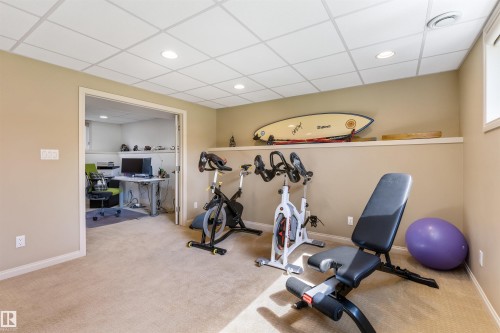 9 Butterfield Crescent, St. Albert, AB - Indoor Photo Showing Gym Room