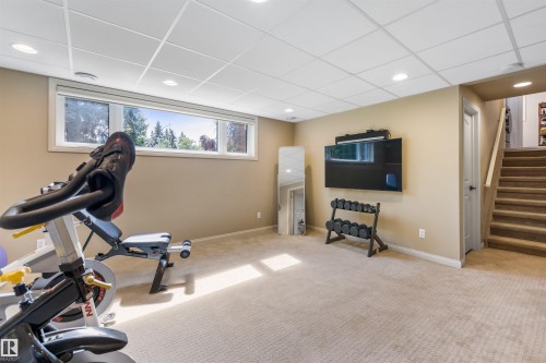 9 Butterfield Crescent, St. Albert, AB - Indoor Photo Showing Gym Room