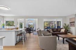 Open-concept living space. - 