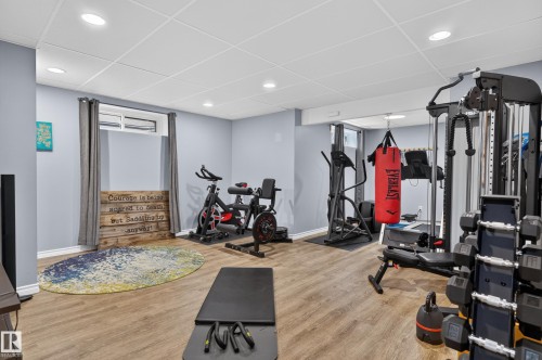 30 Hillcrest Place, St. Albert, AB - Indoor Photo Showing Gym Room