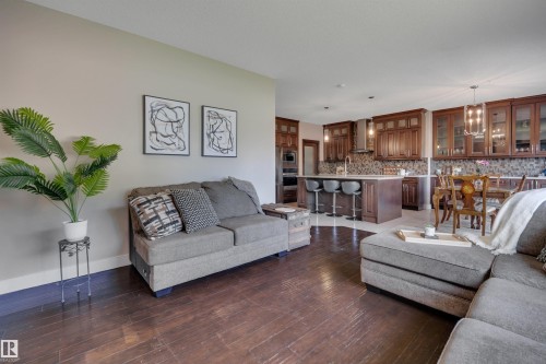 3910 49 Avenue, Beaumont, AB - Indoor Photo Showing Living Room