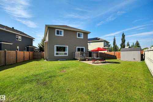 3910 49 Avenue, Beaumont, AB - Outdoor With Deck Patio Veranda With Backyard With Exterior