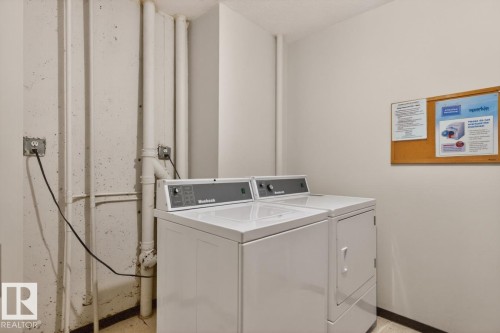 #306 11307 99 Av Nw, Edmonton, AB - Indoor Photo Showing Laundry Room
