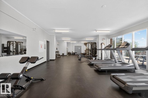 #306 11307 99 Av Nw, Edmonton, AB - Indoor Photo Showing Gym Room