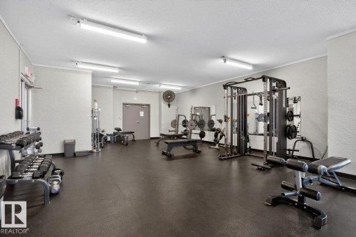 #306 11307 99 Av Nw, Edmonton, AB - Indoor Photo Showing Gym Room