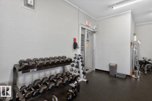 #306 11307 99 Av Nw, Edmonton, AB - Indoor Photo Showing Gym Room