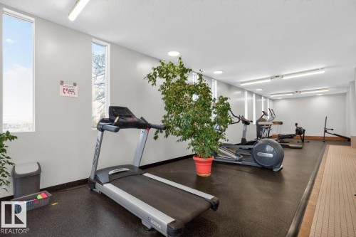 #306 11307 99 Av Nw, Edmonton, AB - Indoor Photo Showing Gym Room