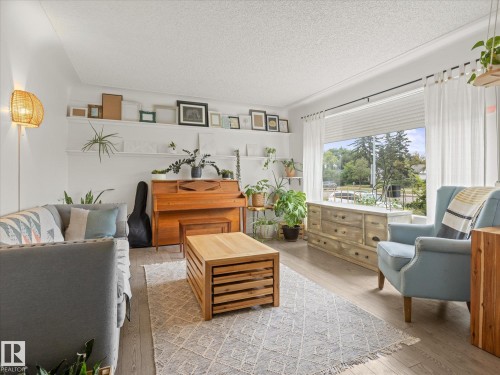 11949 St Albert Trail Nw, Edmonton, AB - Indoor Photo Showing Living Room