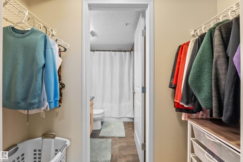 Walk-in closet with wire shelving and integrated storage drawers - #209 103 Ambleside Drive Sw, Edmonton, AB - Indoor With Storage