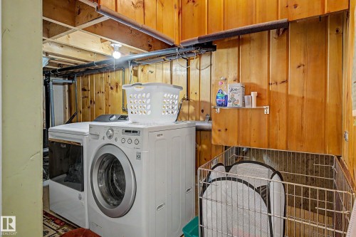 10715 50 Street Nw, Edmonton, AB - Indoor Photo Showing Laundry Room