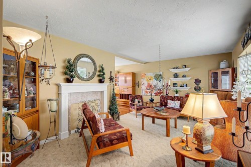 10715 50 Street Nw, Edmonton, AB - Indoor With Fireplace