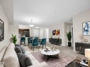 #220 5804 Mullen Pl Nw, Edmonton, AB  - Indoor Photo Showing Living Room 