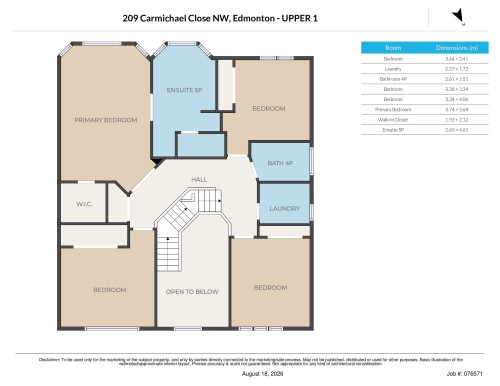 Floor plan - 209 Carmichael Close Nw, Edmonton, AB - Other
