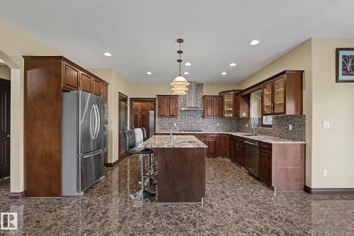 7245 2 Street Sw, Edmonton, AB - Indoor Photo Showing Kitchen With Upgraded Kitchen