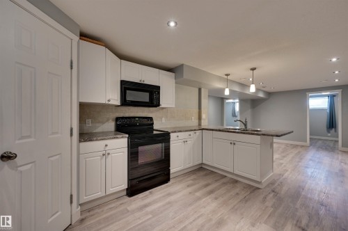 16231 96 Avenue Nw, Edmonton, AB - Indoor Photo Showing Kitchen With Double Sink