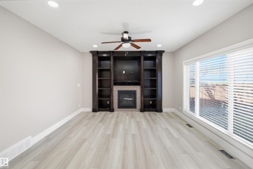 2256 Cameron Ravine Court Nw, Edmonton, AB - Indoor With Fireplace