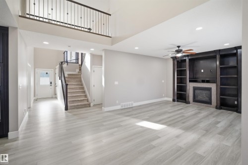 2256 Cameron Ravine Court Nw, Edmonton, AB - Indoor With Fireplace
