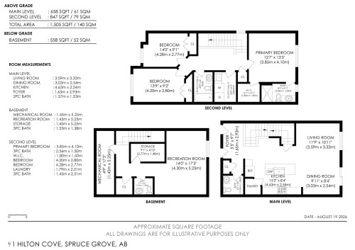 Floor plan - 91 Hilton Cove, Spruce Grove, AB - Other