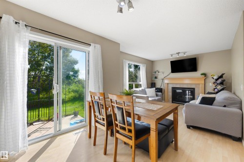 #3 450 Hyndman Cr Nw, Edmonton, AB - Indoor With Fireplace
