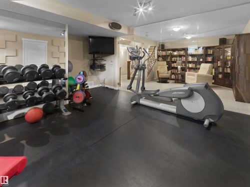 202 Saskatchewan Drive Nw, Edmonton, AB - Indoor Photo Showing Gym Room