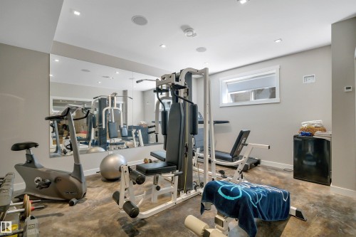 5047 Mcluhan Road Nw, Edmonton, AB - Indoor Photo Showing Gym Room
