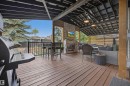 15552 49 Street Nw, Edmonton, AB  - Outdoor With Fireplace With Deck Patio Veranda With Exterior 