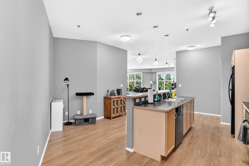 #349 4827 104A St Nw, Edmonton, AB - Indoor Photo Showing Kitchen