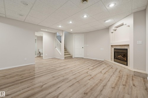 #15 600 Regency Dr, Sherwood Park, AB - Indoor With Fireplace