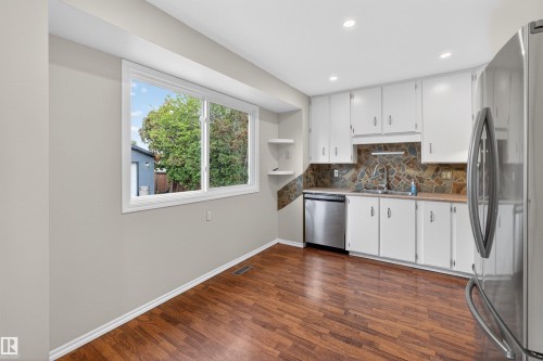2448 89 Street Nw, Edmonton, AB - Indoor Photo Showing Kitchen With Double Sink