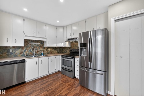 2448 89 Street Nw, Edmonton, AB - Indoor Photo Showing Kitchen With Double Sink